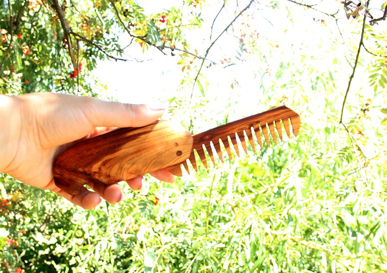 Husband giftforboyfriend giftformen GiftforBrother Hair Comb decorative combs beard grooming Wood comb Wooden comb beard comb image 3
