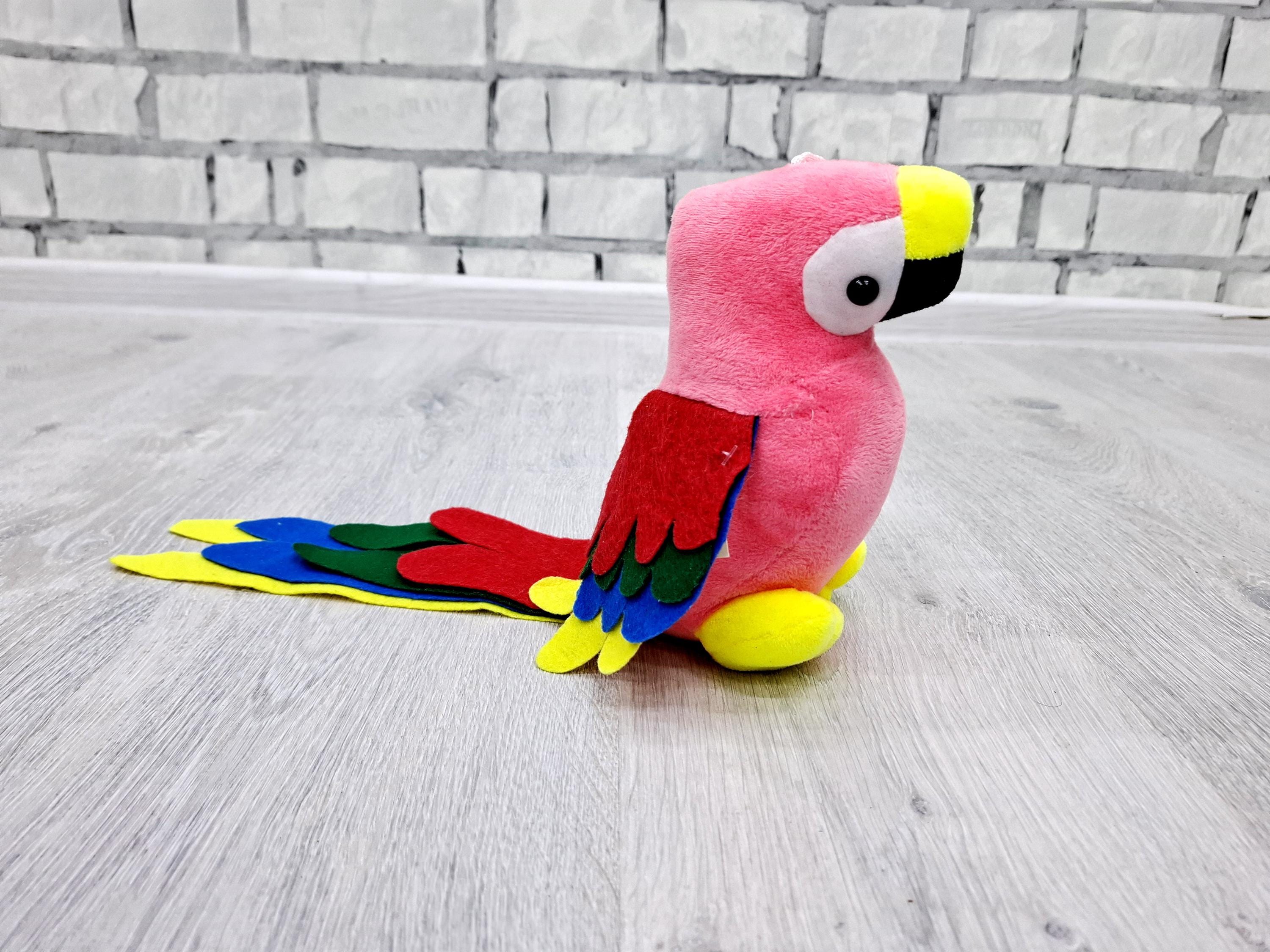 ぬいぐるみレインボーオウムぬいぐるみおもちゃヴィンテージオウム