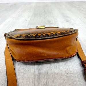 brown leather bag saddle bag shoulder bag womens bag crossbody handbag crossbody bag Everyday bag Boho Bag womens Handbag image 7