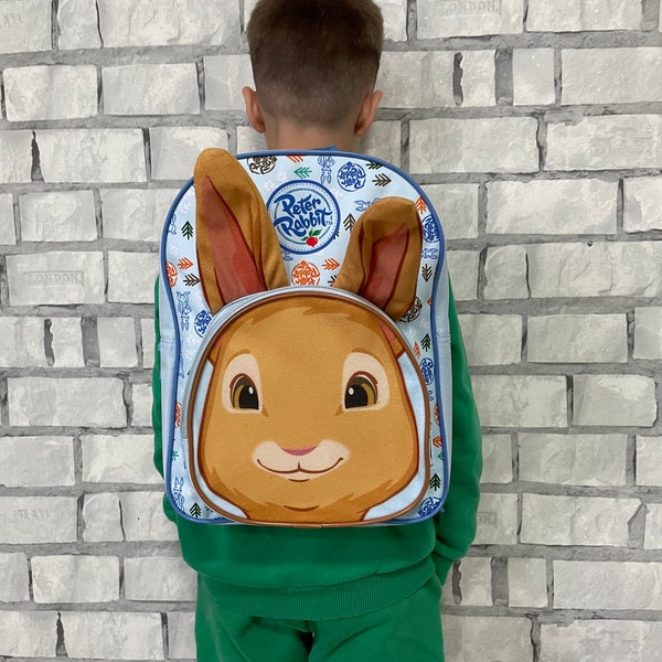 Peter Rabbit backpack kids backpack Vintage Canvas Backpack back to school Bag Rucksack Travel Backpack baby Childrens backpack