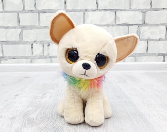 Ty Beanie Boos Chewey Chihuahua dog Plush toys Vintage 11" collectible  Childrens Toy  kids Toy  Stuffed Animal Toy Baby toy