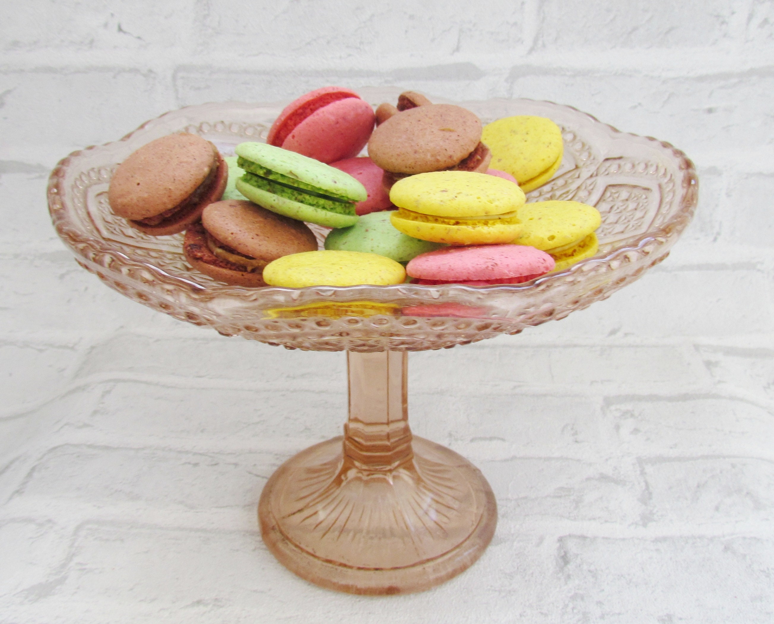 Blush Glassware Blush Pink Glassware Pink Glass Dish Vintage Etsy