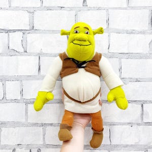 Gefüllter Shrek Plüschtiere 13,5 Zoll Dreamworks Spielzeug Vintage Sammlerstück Kinderspielzeug Kuscheltier Kinderspielzeug Stoffpuppe Spielzeug