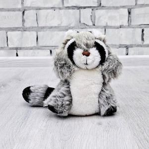 Stuffed raccoon Plush toys Vintage raccoon toys 7&quot; collectible toy plush Children&#39;s Toy Stuffed Toy kids Toy  Stuffed Animal Toy Baby toy