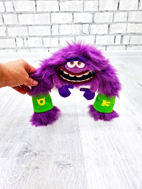 ぬいぐるみアート モンスター 紫色のぬいぐるみ 8インチ ディズニー