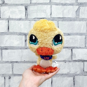 Stuffed  Hasbro Littlest Pet Shop  Duck Plush toys Vintage 6&quot; collectible toy Children&#39;s Toy Stuffed Toy kids Toy Animal Toy Baby toy