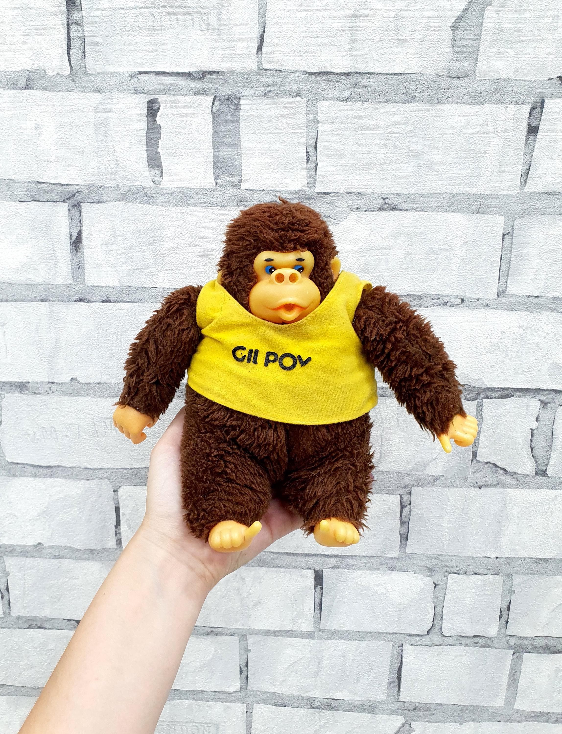 ヴィンテージ GILROY ゴリラ 親指しゃぶり ぬいぐるみ 猿のおもちゃ