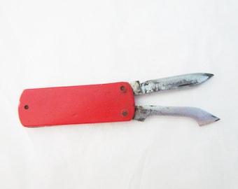 pocket knife vintage Camping Knife travel knife Folding knife  Hunting Knife USSR metal Knife for traveling collectible knife Fishing Knife