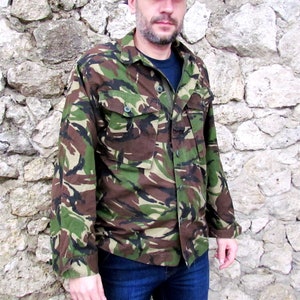 Camo Jacket for men mens Jacket Vintage mens Clothing Vintage Army Jacket Military Jacket camouflage jacket CAMOUFLAGE MILITARY image 5