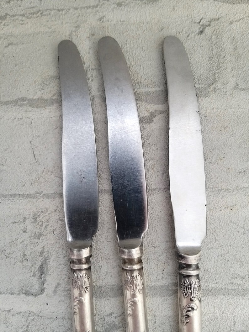 Retro Knives German Silver Knives Vintage Kitchen Collectibles - Etsy