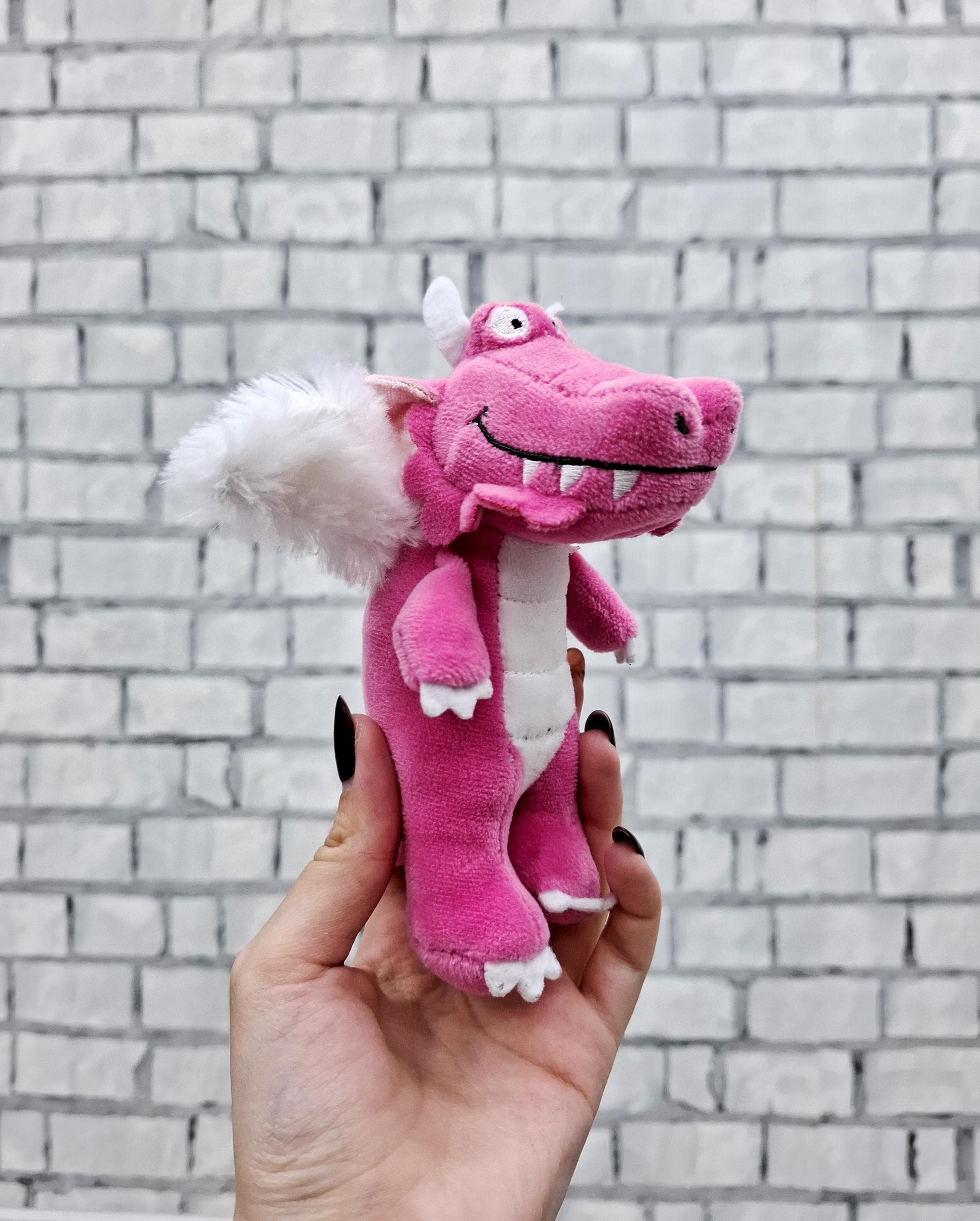 Stuffed Zog Pink Dragon Plush Toys Vintage Dragon Toys 6