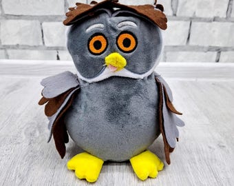 ヴィンテージ 8インチ フォーム フクロウ スタンディングフィギュア 鳥