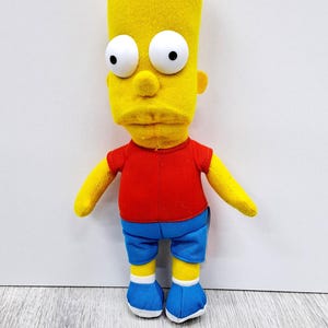 シンプソンズ バート ソフビ顔ぬいぐるみ人形 紙タグ付き