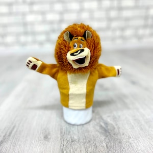 Stuffed ALEX the Lion Plush toys Vintage leo toys 7&quot; collectible toy plush Children&#39;s Toy lion Hand puppet  kids Toy  Madagascar  toys