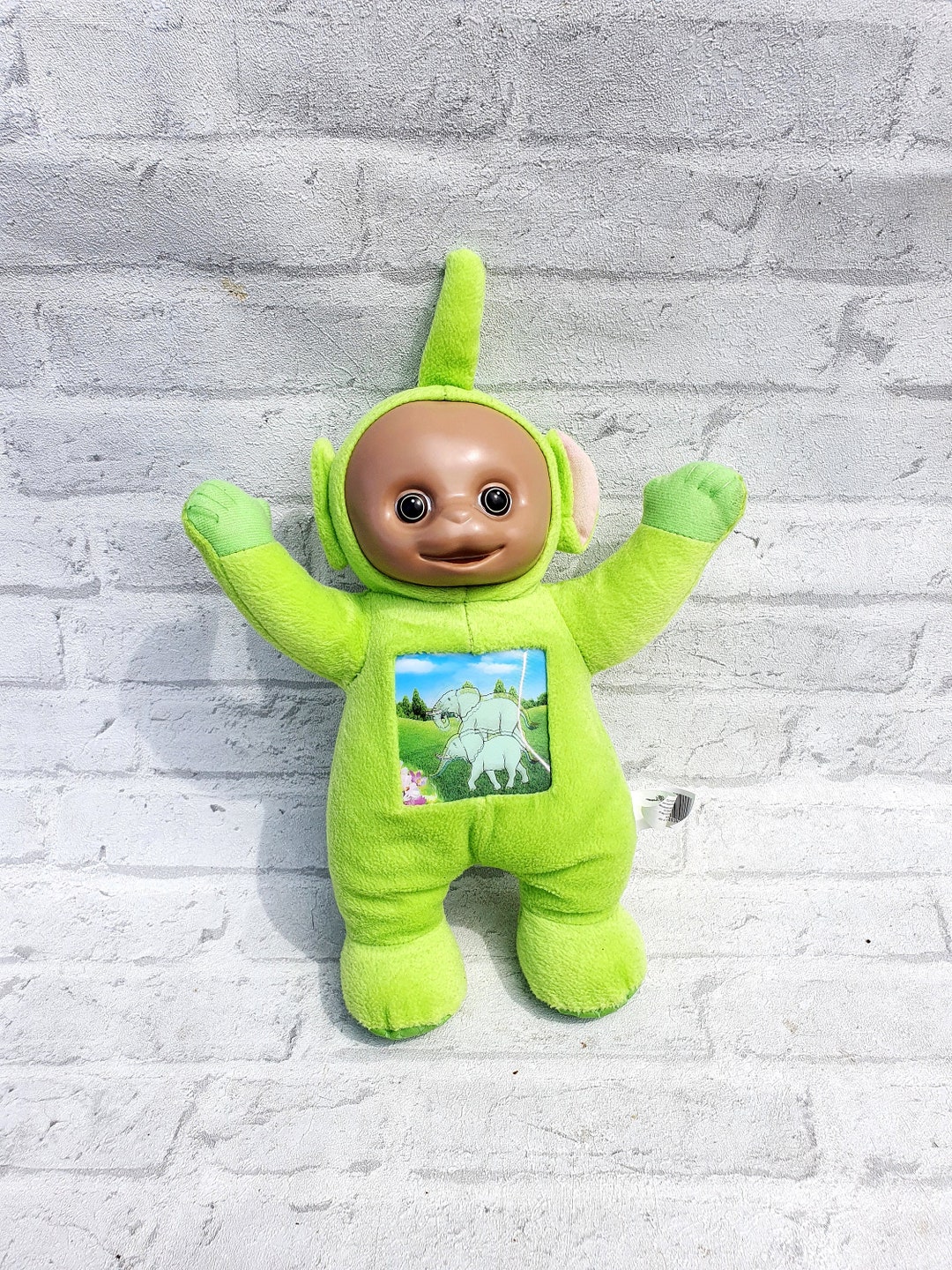 NOT Talking Green Teletubby Plush Toys Vintage Dipsy Plush Toys 12
