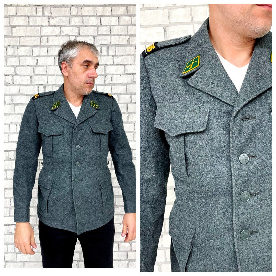 スイス軍 Swiss Army suit jacket ウールジャケット Original Swiss Army Wool Jacket W Liner Uniform Suit Top