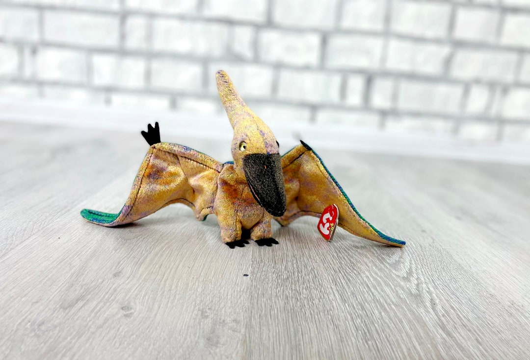 Ty Beanie Babies Swoop the Pterodactyl Dinosaur Plush Toys Vintage