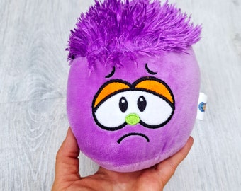 Purple Puffles Peluches Club Penguin Series 12 Green Puffle Plush