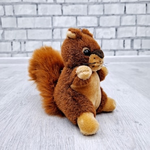 Stuffed  squirrel Plush toys Vintage soft squirrel toys 6.5&quot; collectible toy plush animals toys Children&#39;s Toy  kids Toy Stuffed Animal Toy