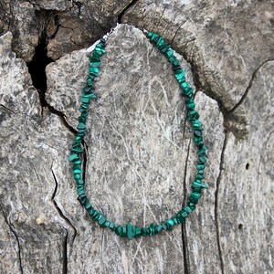 malachite Jewelry malachite Necklace Giftsforgrandma Jewelry beaded choker beaded Necklace gemstone Jewelry gemstone necklace Healing ston image 2