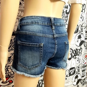 Shorts en denim vêtements pour femmes vintage shorts femme soeur cadeau Jean Shorts M Shorts Summer shorts Booty shorts cutoffs image 8