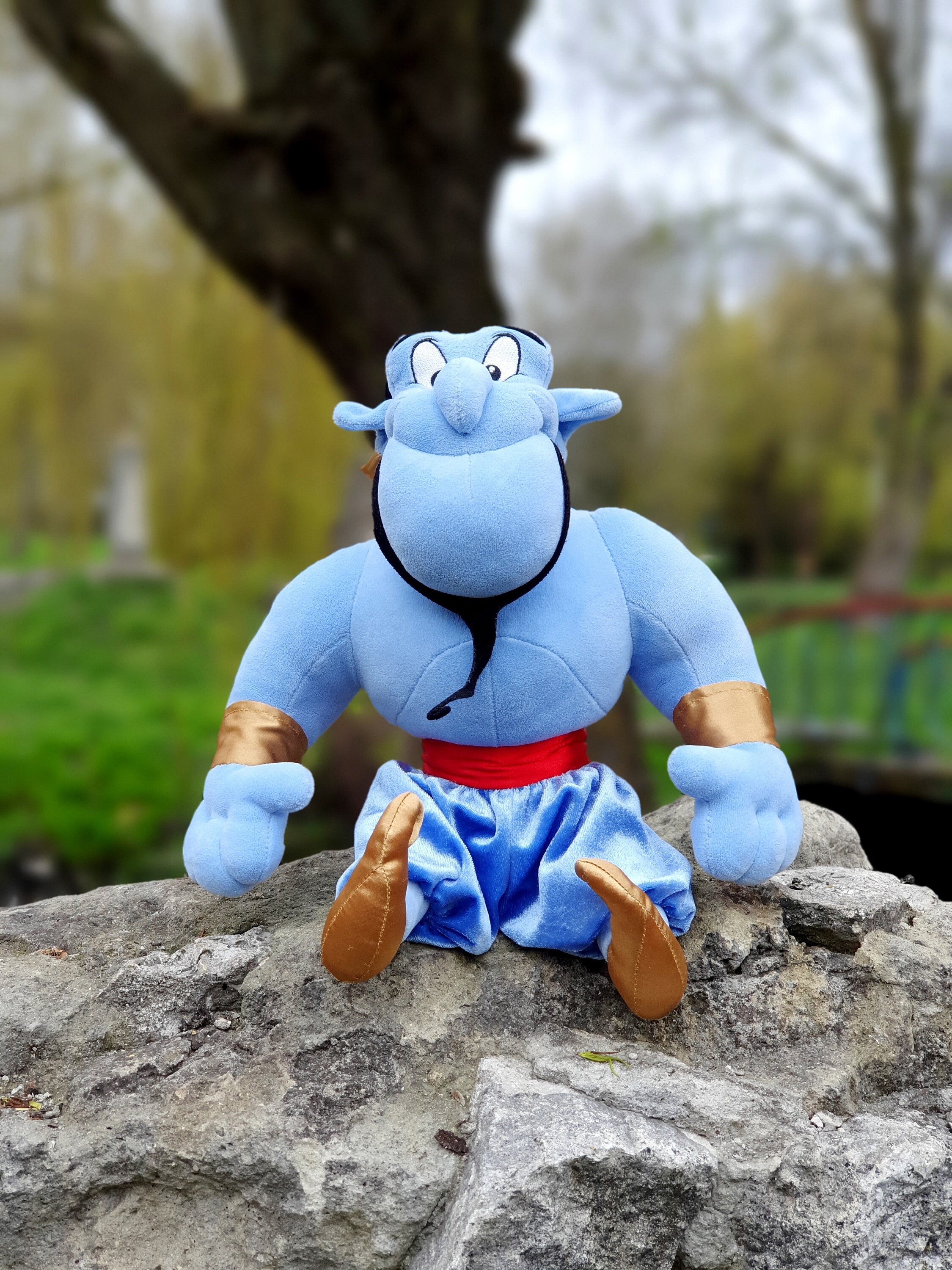 Stuffed Genie Aladdin Plush Toys Vintage Disney Aladdin Doll Toy 14 Plush Doll Collectible Toy Children s Toy Stuffed Toy Kids Toy Etsy UK