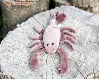 90s ty beanie babies Stuffed Lobster Plush toys Vintage Lobster toys 11" collectible toy plush animal toy Childrens Toy Stuffed Toy kids Toy