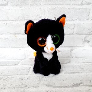 Stuffed  black cat Plush toys 6&quot; Vintage  cat  toys Vintage collectible toy plush animals toys Childrens Toy kids Toy