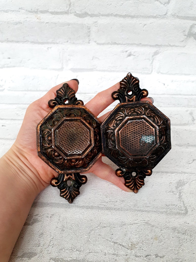 door knob Vintage DoorKnob Metal door knob Retro door knob Shabby chic decor Door hardware Antique door knob soviet door handles