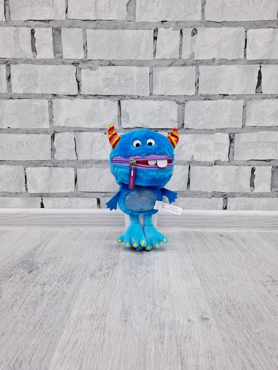Peluche Monstre Colorée 35 Cm – Douce, Expressive, Anti-stress, Idéale Pour Halloween Ou Anniversaire