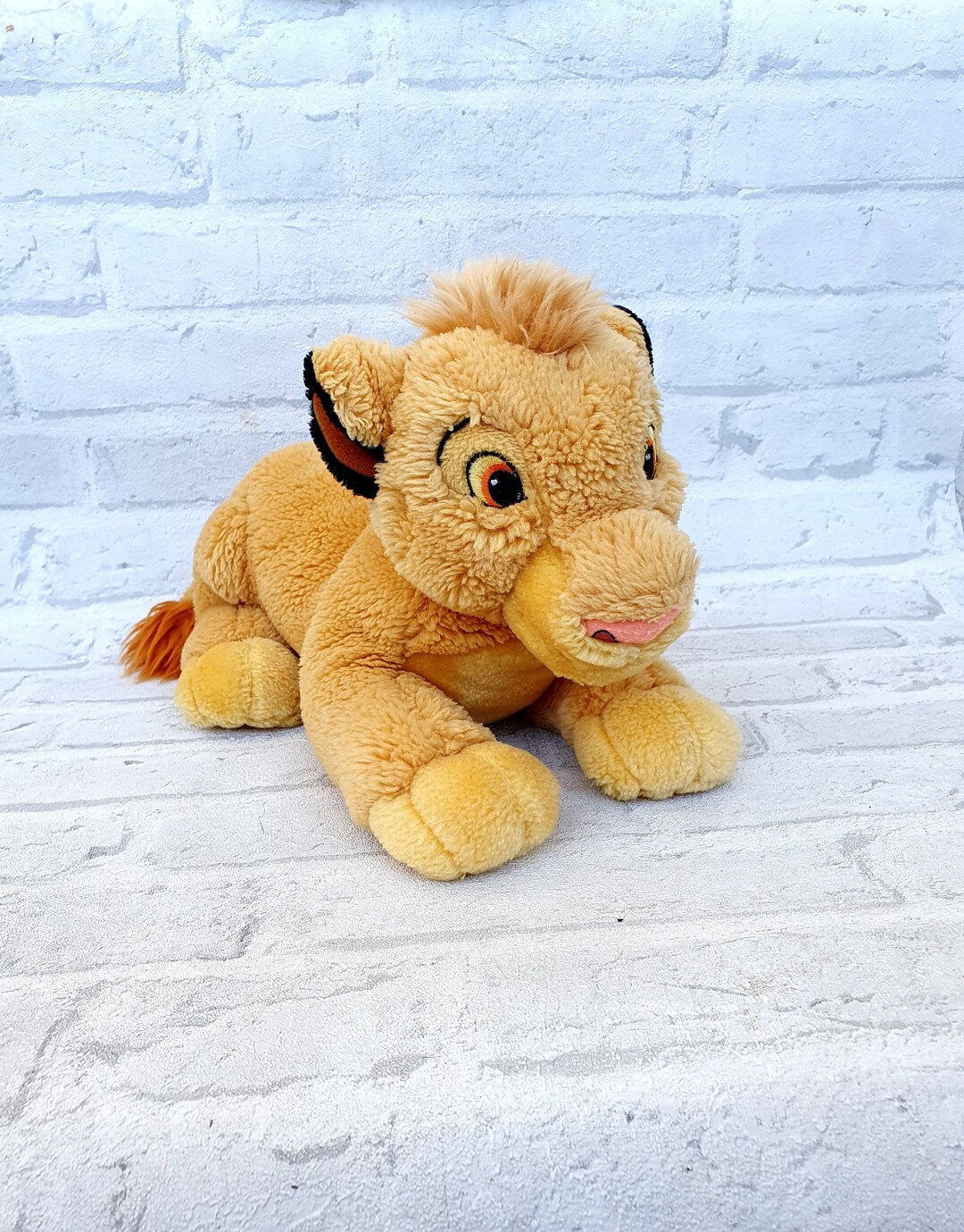 The Lion King Plush Toys 5 Simba Lion Plush Toys Vintage Etsy