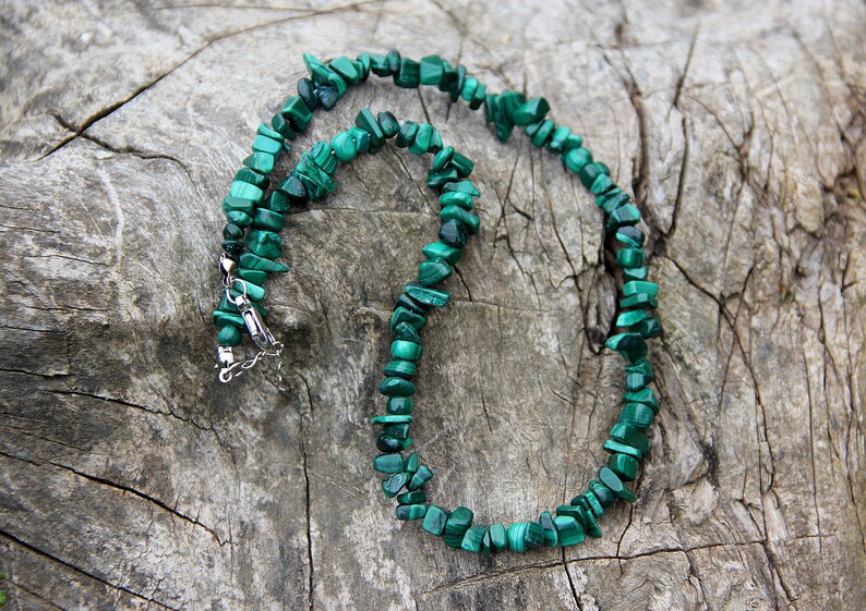 malachite Jewelry malachite Necklace Giftsforgrandma Jewelry beaded choker beaded Necklace gemstone Jewelry gemstone necklace Healing ston image 6