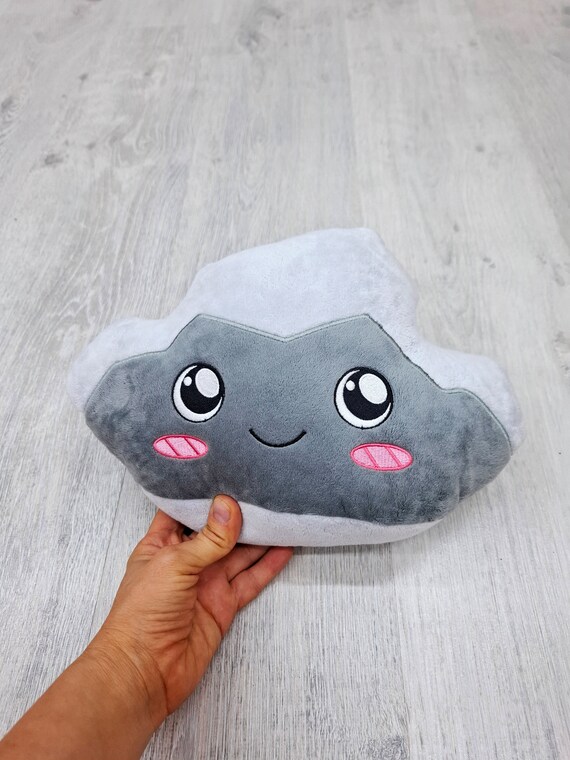  ぬいぐるみ 雲型 ショルダーバッグ　グレー　可愛い JELLY CAT - 廃盤 新品 ジェリーキャット 雲 ポシェット バッグ 曇り雲