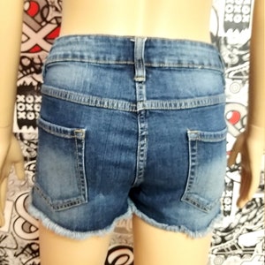 Women's Clothing denim shorts Vintage womens shorts sister gift Jean Shorts M Summer shorts Booty shorts cutoffs image 7