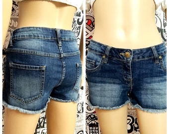 Women's Clothing denim shorts Vintage womens shorts sister gift Jean Shorts M Summer shorts Booty shorts cutoffs