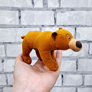 Stuffed Disney Brother bear  Plush toys Vintage  5.5&quot;  happy meal mcdonalds toys 2003 Children&#39;s Toy kids Toy  Stuffed Animal Toy