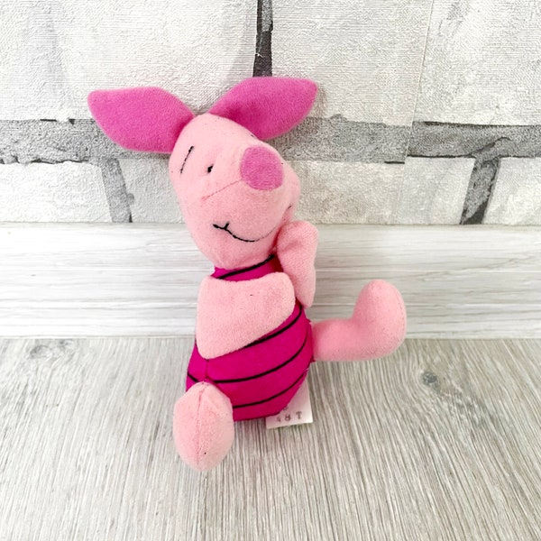 Stuffed piglet Plush toys 5.5" Winnie The Pooh toys Vintage  Disney toys collectible toy  Stuffed Animal Toy Disney Store Disney  toy