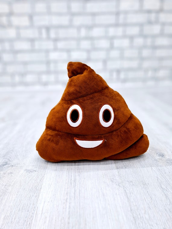 Almohada para ninos caca rellena juguetes de peluche 13 5 x 12 almohada para bebe almohada de caca decoracion vintage para el hogar almohada emoji almohada marron Etsy Mexico