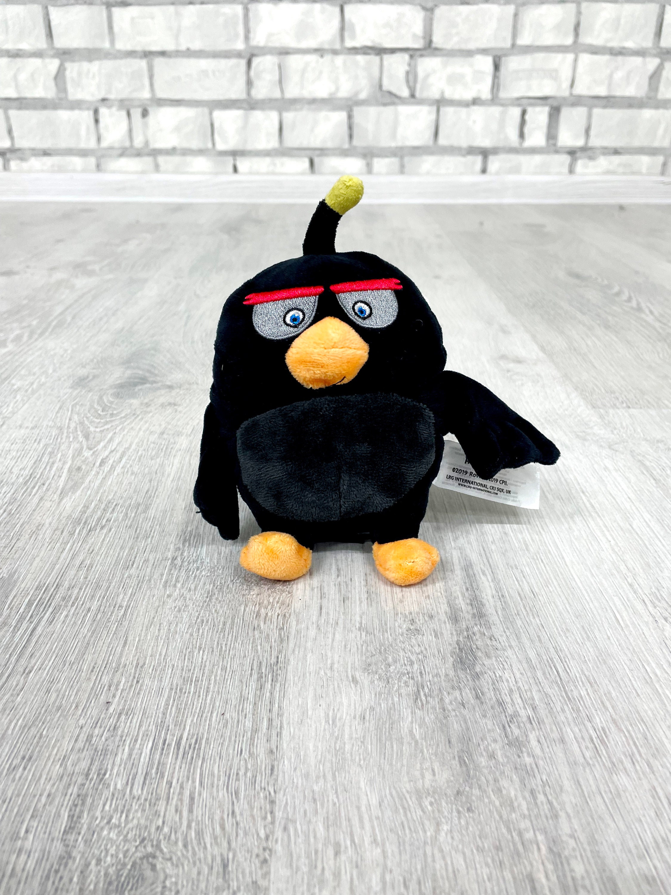Angry birds black bird plush on sale