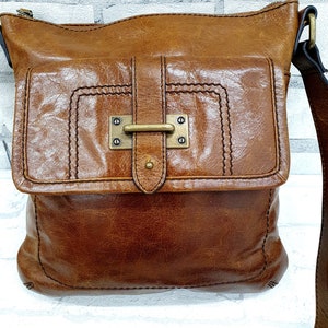 Mens Leather Bag Mens Bag Vintage crossbody Bag Mens Crossbody Bag Mens Shoulder Bag crossbody handbag saddle bag laptop bag leather satchel image 4