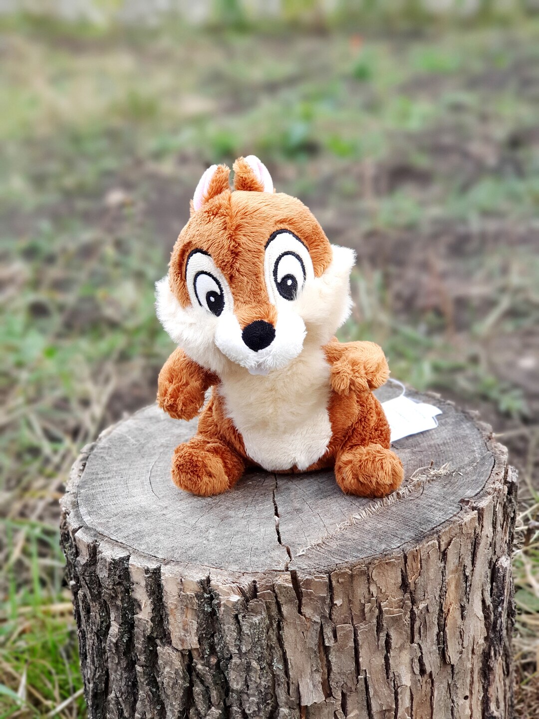 Chip and Dale Plush Toys Vintage Disney Store Toys 7 Etsy