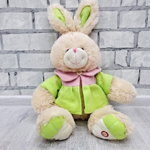 Easter gift Easter Decor Stuffed Rabbit Plush toys 21&quot; bunny Plush toys Vintage collectible toy  Children&#39;s Toy kids Toy