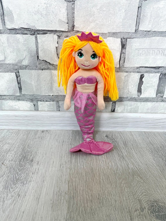 Mermaid stuffed animal doll discount