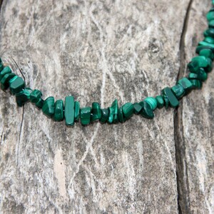 malachite Jewelry malachite Necklace Giftsforgrandma Jewelry beaded choker beaded Necklace gemstone Jewelry gemstone necklace Healing ston image 3