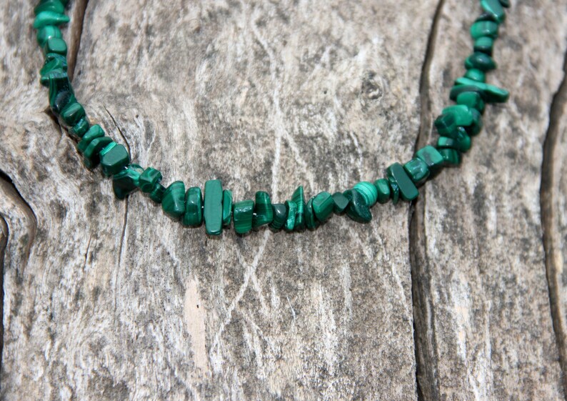 malachite Jewelry malachite Necklace Giftsforgrandma Jewelry beaded choker beaded Necklace gemstone Jewelry gemstone necklace Healing ston image 3