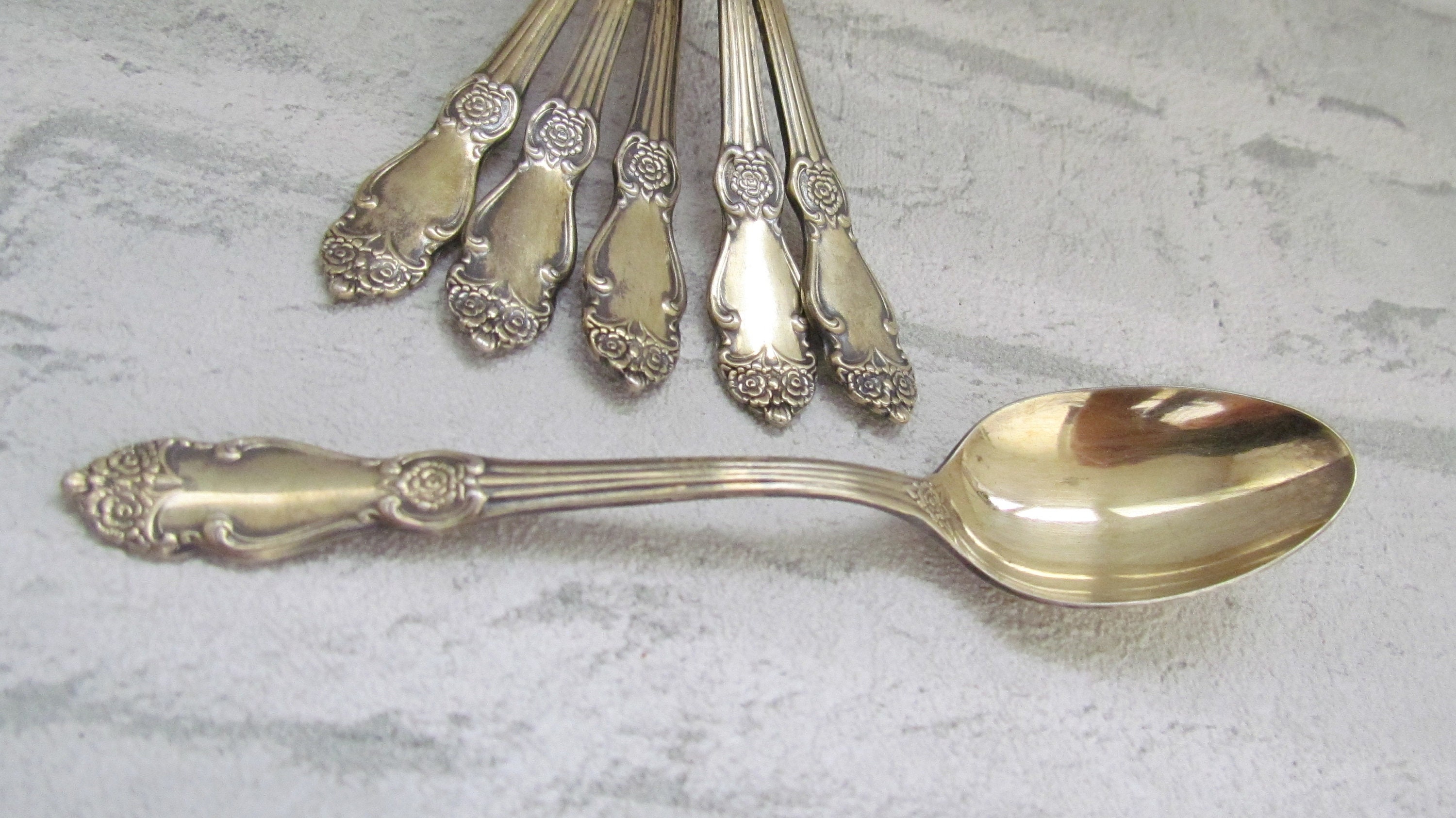 Vintage Serving Spoon German silver spoon Melchior spoon Etsy