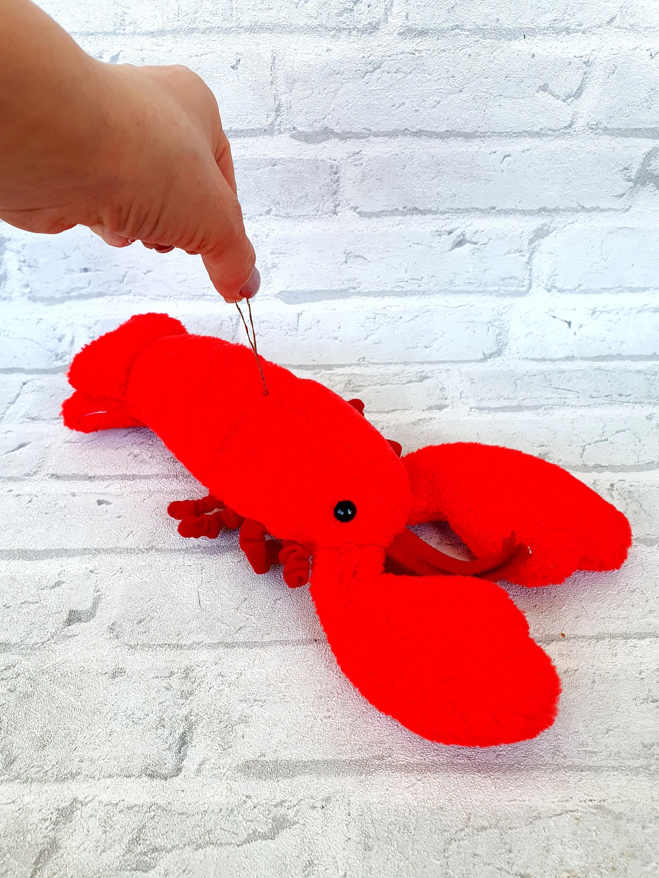 Stuffed Lobster Plush Toys Vintage Lobster Toys 12 Etsy