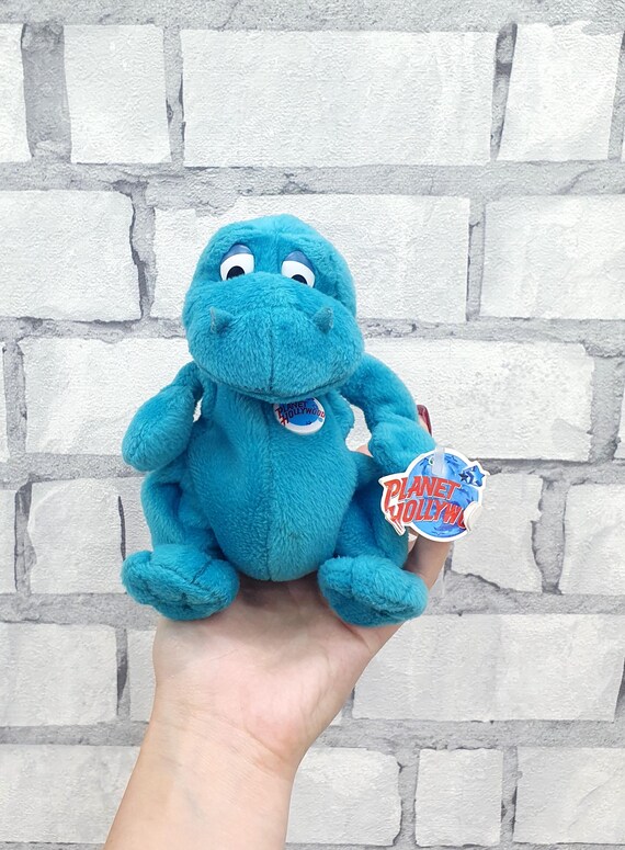 Vintage 1997 Bubba Planet Hollywood Dinosaur Plush Toys 6