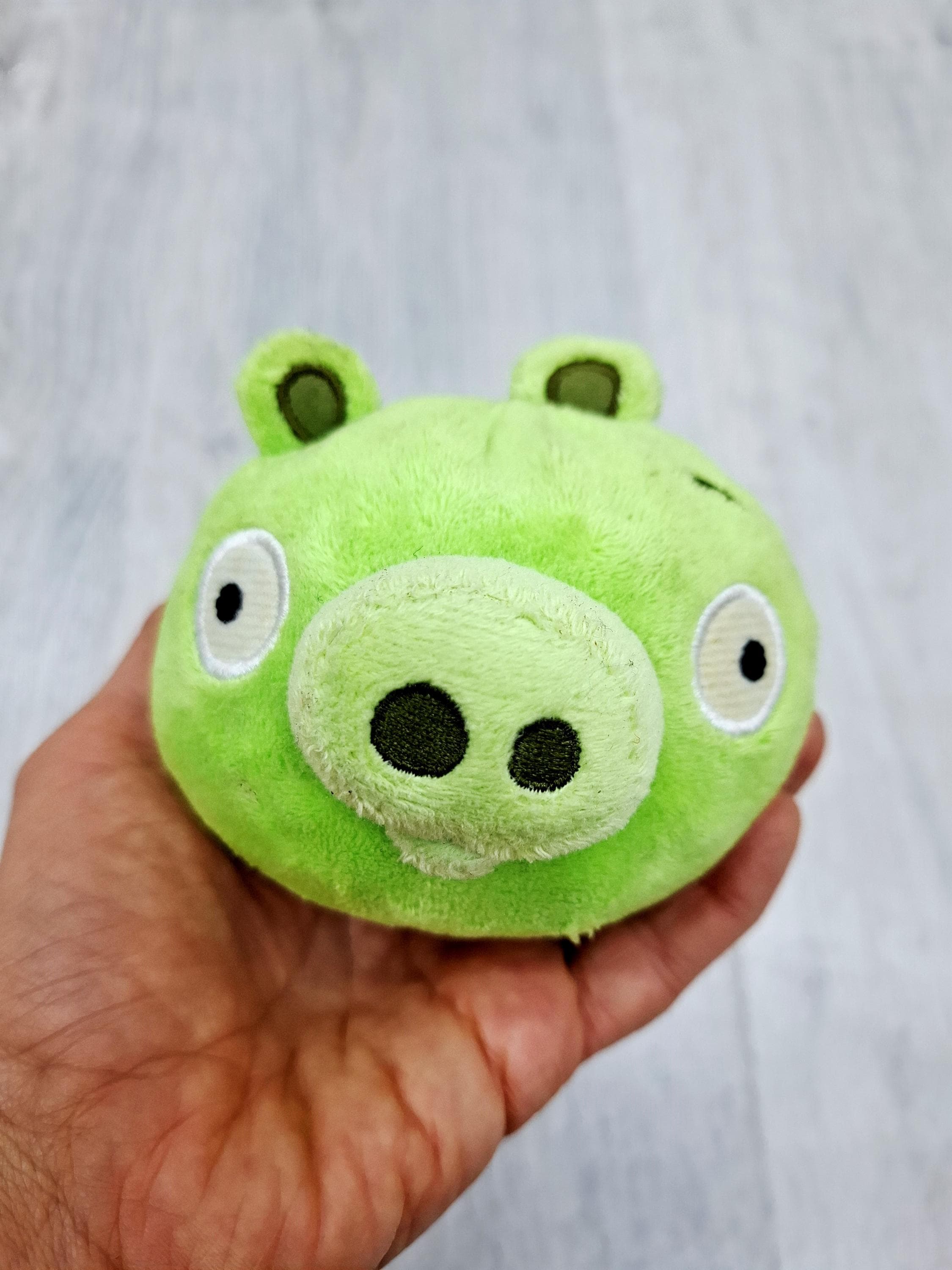 Green Pig Angry Birds Plush Toys Vintage Kids Toy 3 Collectible Toy Plush Animal Toy Children s Toy Toy Kids Toy Etsy