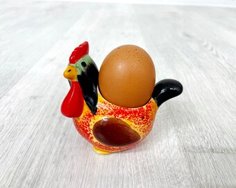 egg cups vintage Kitchen Decor Soviet Dekor easter gift egg holder Chicken egg cups Chicken figurine Chicken statue easter statue